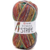 Пряжа Yarnart FORZA STRIPE 2803 принт (5 мотков)