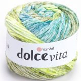 Пряжа Yarnart DOLCE VITA 3406 меланж (3 мотка)