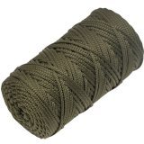 Шнур полиэфирный 3мм M&amp;h 037 т.хаки (1 моток)