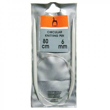 Спицы круговые Pony 80 см, № 6.0