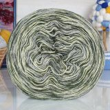 Пряжа Рассказовская АНГОРКА МЕЛАНЖ 60 болото/лимон/серый (2 мотка)