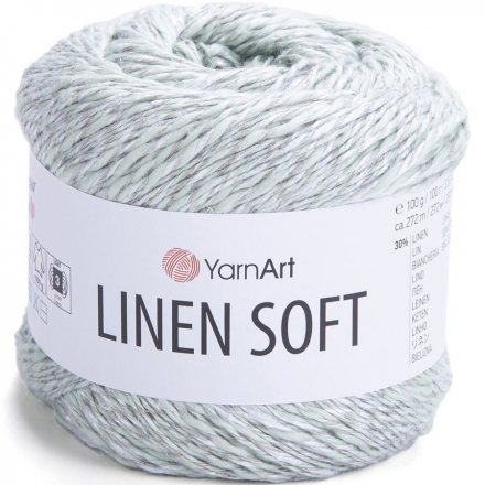 Пряжа Yarnart LINEN SOFT 7312 мятный (4 мотка)
