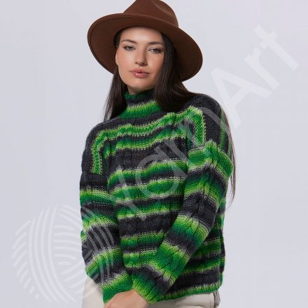 Пряжа Yarnart AMBIANCE 163 фиолет/молоч (5 мотков)