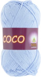 Пряжа Vita cotton COCO 4323 св.голубой
