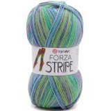 Пряжа Yarnart FORZA STRIPE 2804 принт (5 мотков)