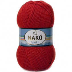 Пряжа Nako ALASKA 1885 красный