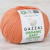 Пряжа Gazzal ORGANIC BABY COTTON 438 абрикос (5 мотков)