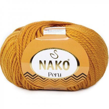 Пряжа Nako PERU 5419 пыл.оранжевый (5 мотков)
