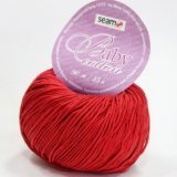 Пряжа Seam BABY COTTON 4306 красный (5 мотков)