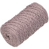Шнур полиэфирный 3мм M&amp;h 046 розовое облако (1 моток)