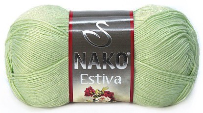Пряжа Nako ESTIVA 6707 св.салат