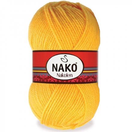 Пряжа Nako NAKOLEN 3052 канарейка (5 мотков)