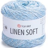 Пряжа Yarnart LINEN SOFT 7319 св.голубой (4 мотка)