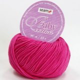 Пряжа Seam BABY COTTON 4307 мальва (5 мотков)