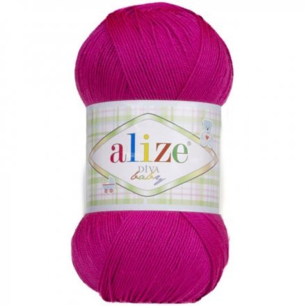 Пряжа Alize DIVA BABY 171 яр.мальва (1 моток)