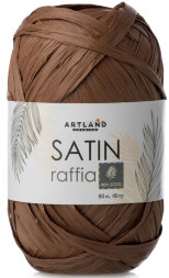 Пряжа Artland SATIN RAFFIA коричневый