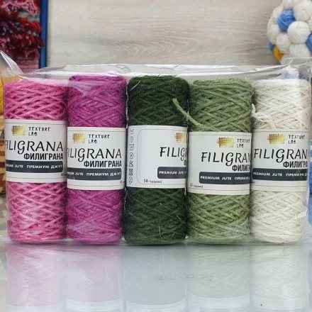 Пряжа Texture lab FILIGRANA 13 ассорти (5 мотков)