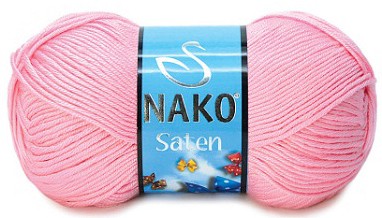 Пряжа Nako SATEN 229 розовый