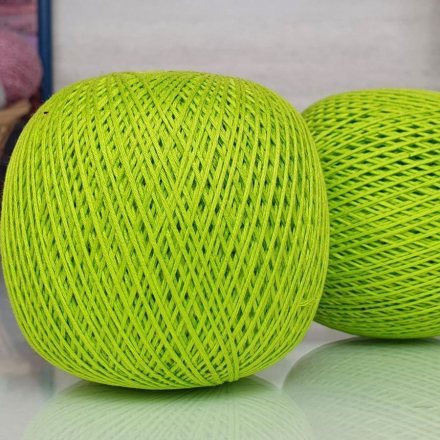 Пряжа ПНК им.Кирова НИТКИ ДЛЯ РУКОДЕЛИЯ 4704 незр.лимон (4 мотка)