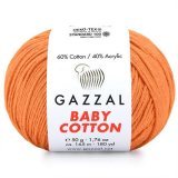 Пряжа Gazzal BABY COTTON 3465 св.терракот (5 мотков)