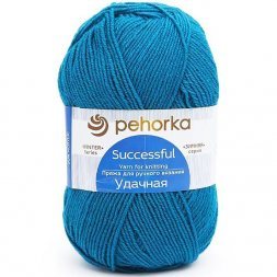 Пряжа Пехорка УДАЧНАЯ 14 м.волна (5 мотков)