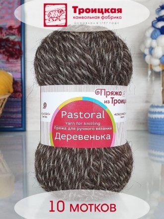 Пряжа Троицкая ДЕРЕВЕНЬКА 1579 мулине (10 мотков)