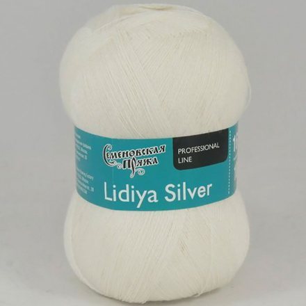 Пряжа Семеновская ЛИДИЯ СИЛЬВЕР 110104 суровый (5 мотков)