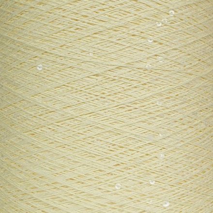 Пряжа M&amp;h KOLIBRI 066 желтый с прозрачным (2 мотка)