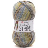 Пряжа Yarnart FORZA STRIPE 2807 принт (5 мотков)