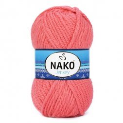 Пряжа Nako JERSEY 10313 коралл (5 мотков)