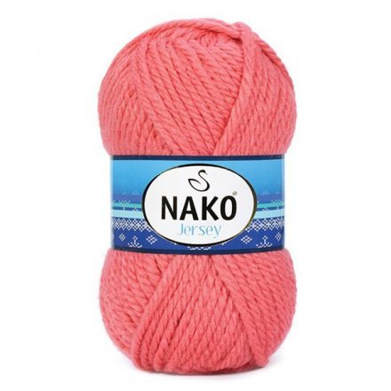 Пряжа Nako JERSEY 10313 коралл (5 мотков)