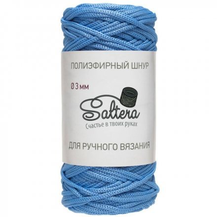 Шнур полиэфирный 3 мм Saltera 102 голубой (1 моток)