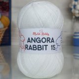 Пряжа M&amp;h ANGORA RABBIT 15 012 белый (5 мотков)