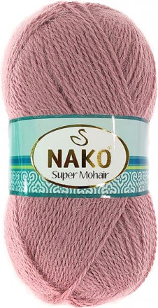 Пряжа Nako SUPER MOHAIR 1429-1351 сиреневый туман