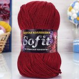 Пряжа Color City СОФИТ 2225 винный (5 мотков)