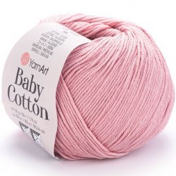 Пряжа Yarnart BABY COTTON 413 пудра (5 мотков)