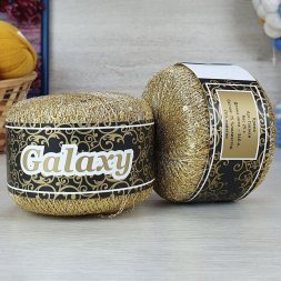 Пряжа Seam GALAXY 01 золото (2 мотка)