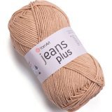 Пряжа Yarnart JEANS PLUS 07 песочный (5 мотков)