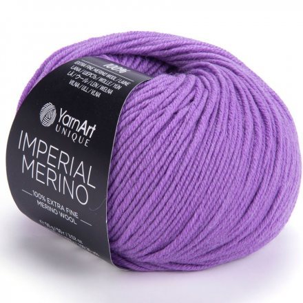 Пряжа Yarnart IMPERIAL MERINO 3321 т.сирень (10 мотков)