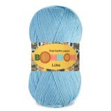 Пряжа Nako BONBON LUKS 98231 голубой (5 мотков)