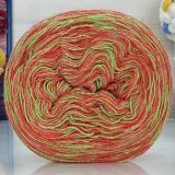 Пряжа Рассказовская АНГОРКА МЕЛАНЖ 30 коралл/салат/брусника (2 мотка)