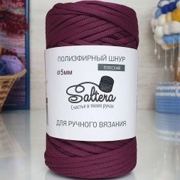 Шнур полиэфирный 5 мм Saltera 32 слива (1 моток)