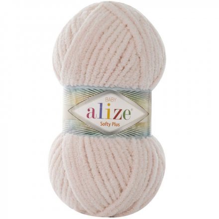 Пряжа Alize SOFTY PLUS 382 св.беж (5 мотков)