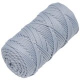 Шнур полиэфирный 3мм M&amp;h 055 серый жемчуг (1 моток)