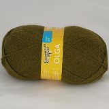 Пряжа Семеновская ОЛЬГА ПШ 1437 зел.янтарь (5 мотков)