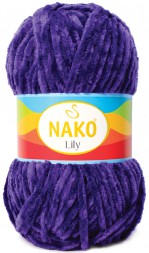 Пряжа Nako LILY 4289 фиолетовый