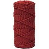 Шнур хлопковый 3мм M&amp;h 037 красный (1 моток)