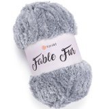 Пряжа Yarnart FABLE FUR 972 серый (5 мотков)