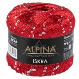 Пряжа Alpina ISKRA 08 красный (4 мотка)