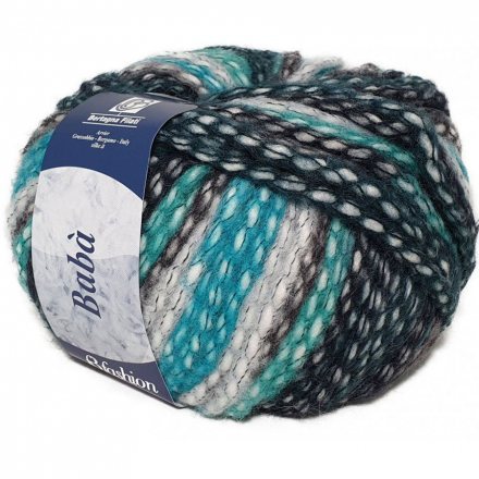 Пряжа Bertagna Filati BABA 61 бирюзовый меланж (1 моток)